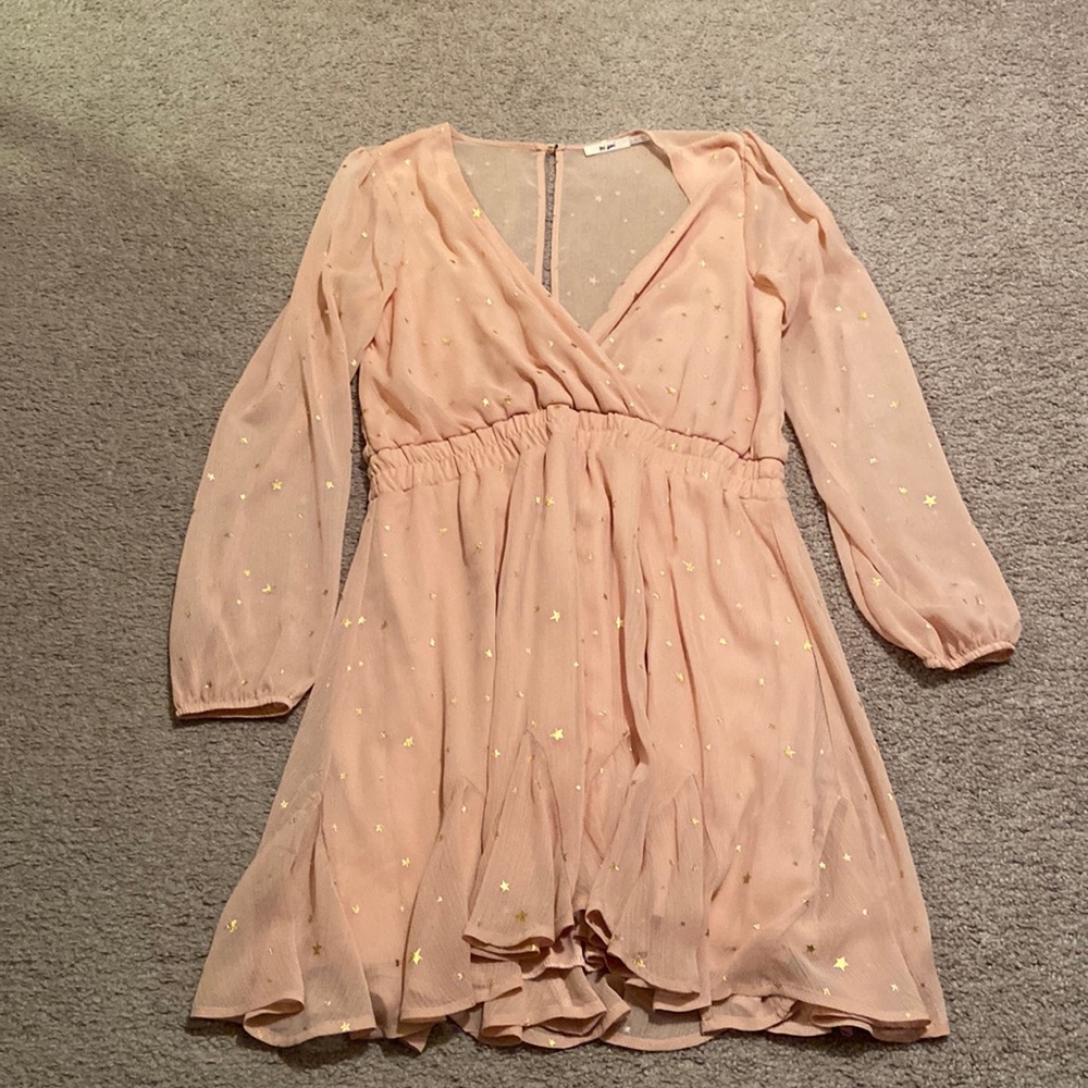 Francesca’s Jodie Starlight Godet Mini Dress L